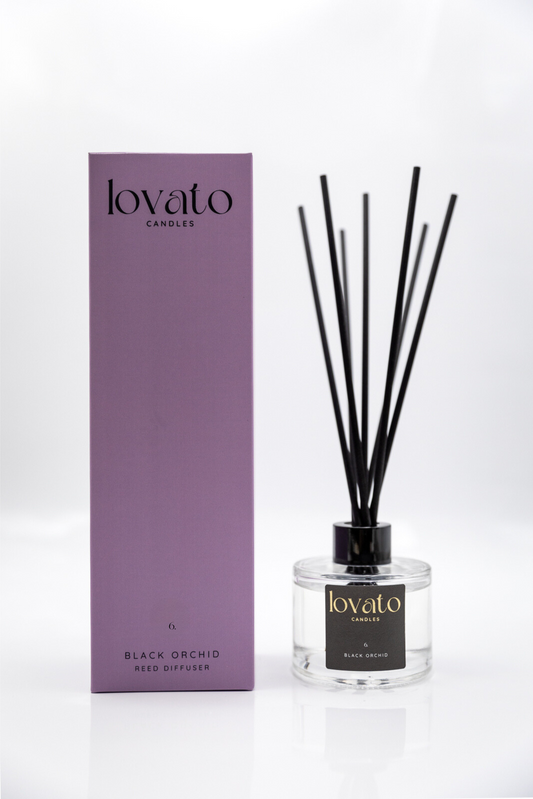 Scented Reed Diffuser Irish Made - Black Orchid