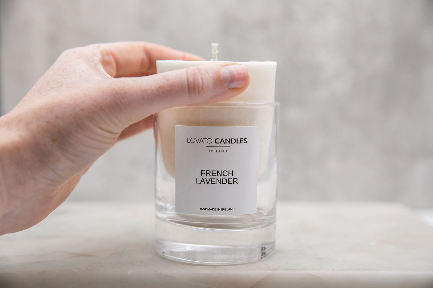 Clear Candle Refill - French Lavender