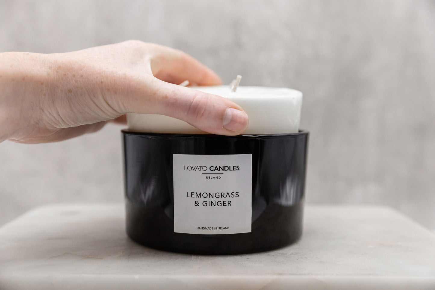3-Wick Candle Refill - Lemongrass & Ginger