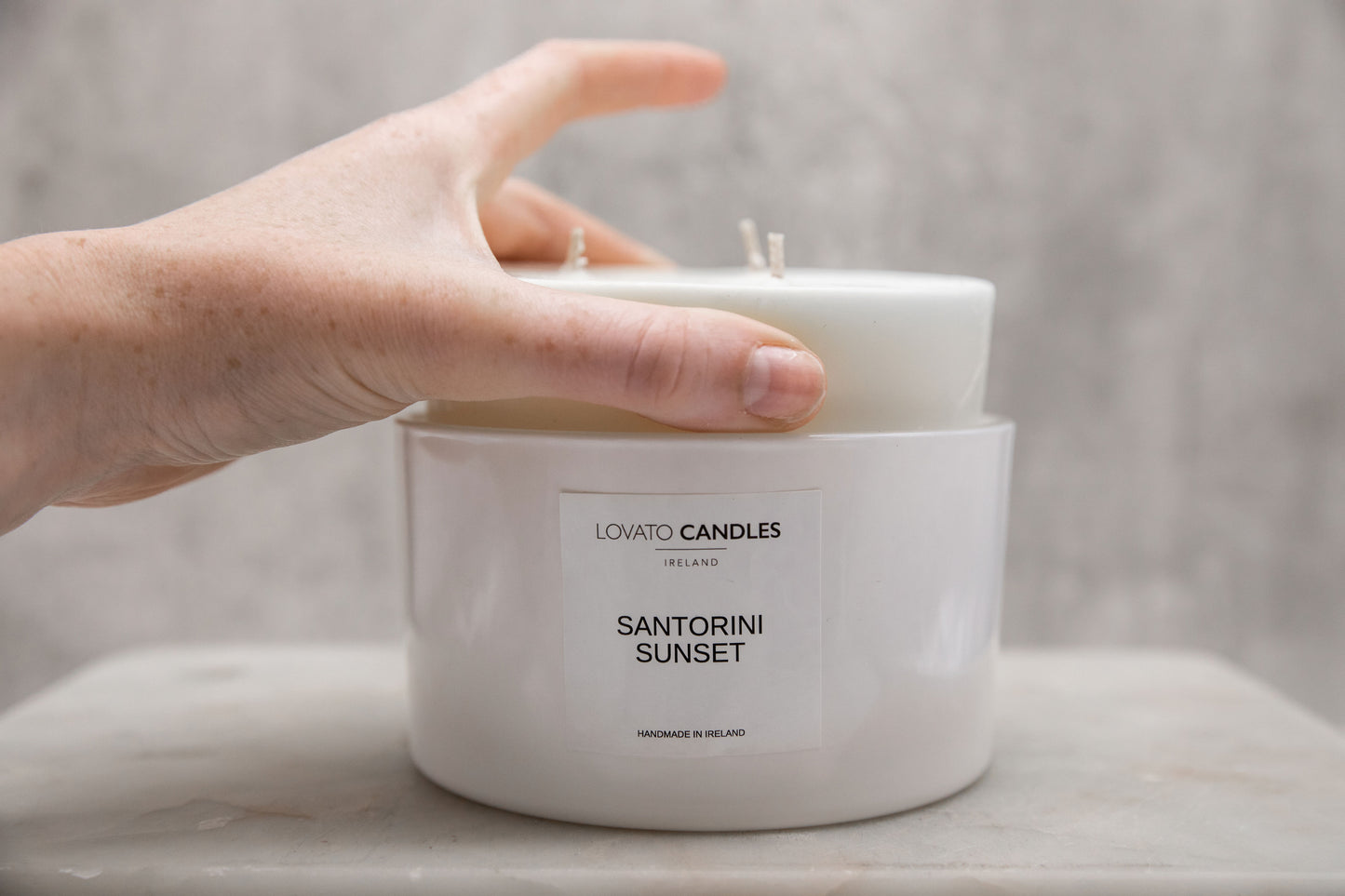 3-Wick Candle Refill - Santorini Sunset