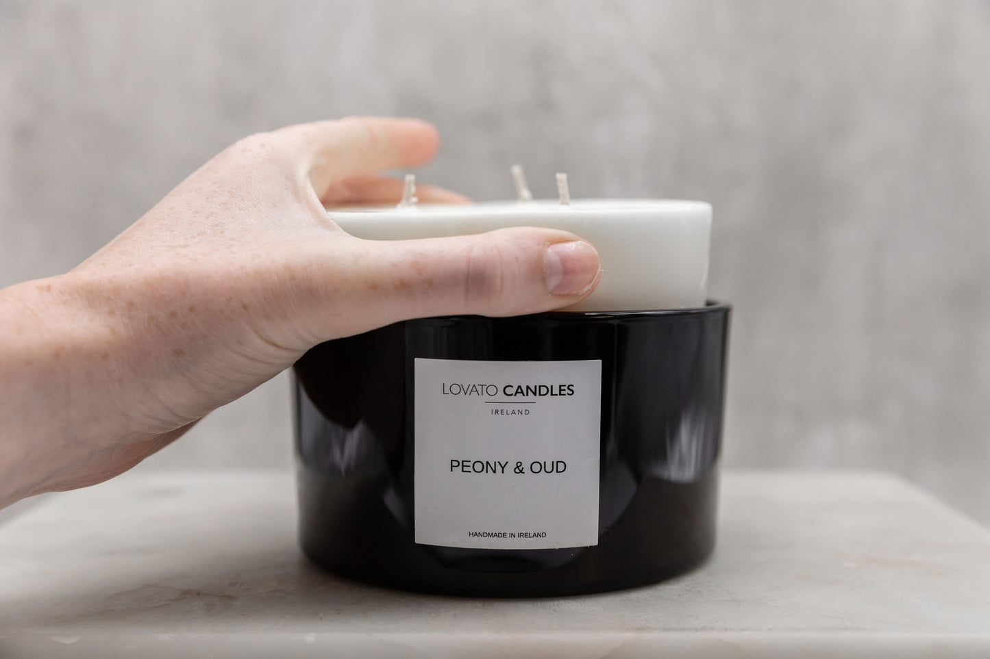3-Wick Candle Refill - Peony & Oud