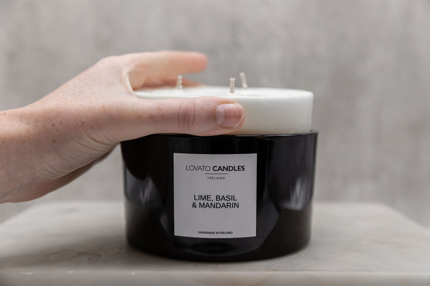3-Wick Candle Refill - Lime, Basil & Mandarin