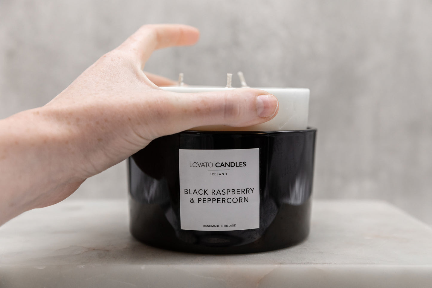 3-Wick Candle Refill - Black Raspberry & Peppercorn