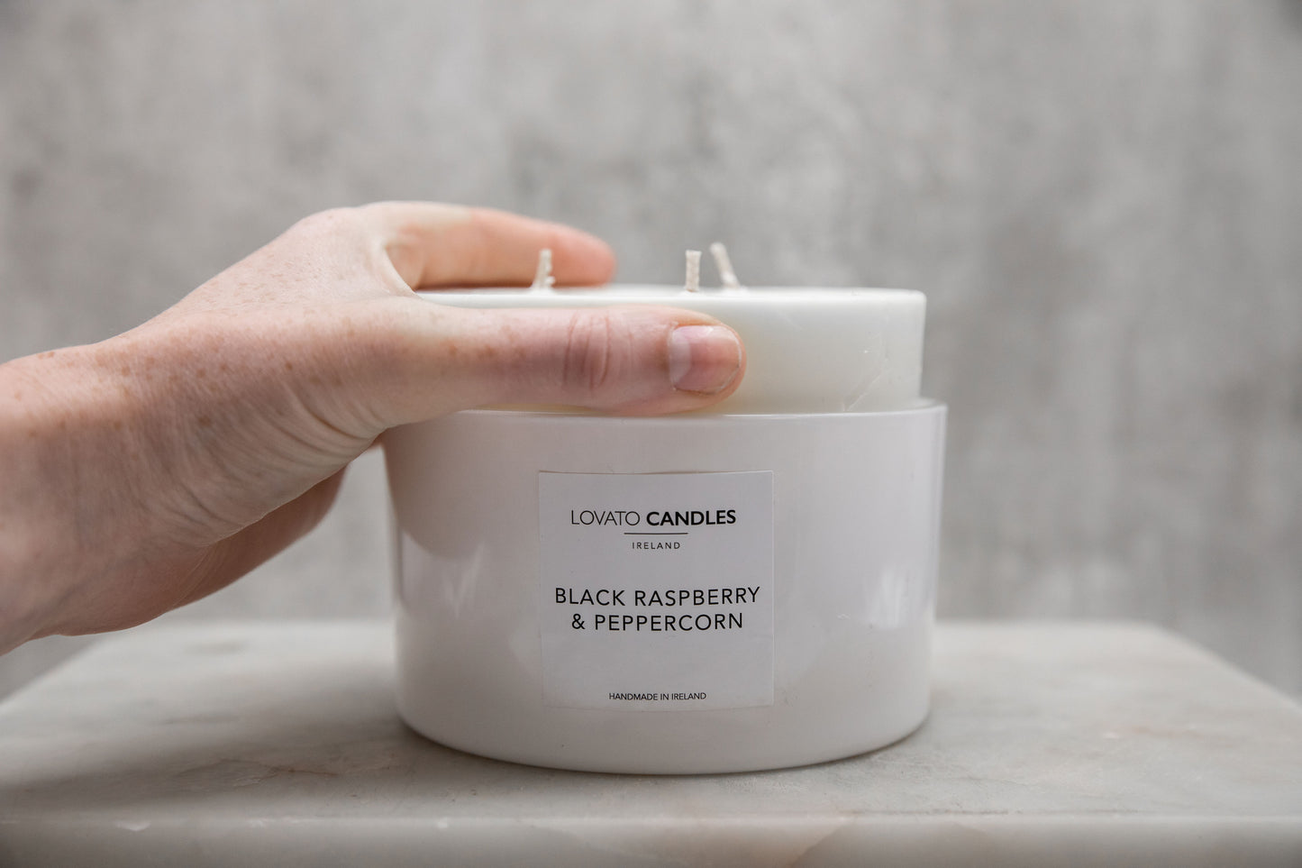 3-Wick Candle Refill - Black Raspberry & Peppercorn