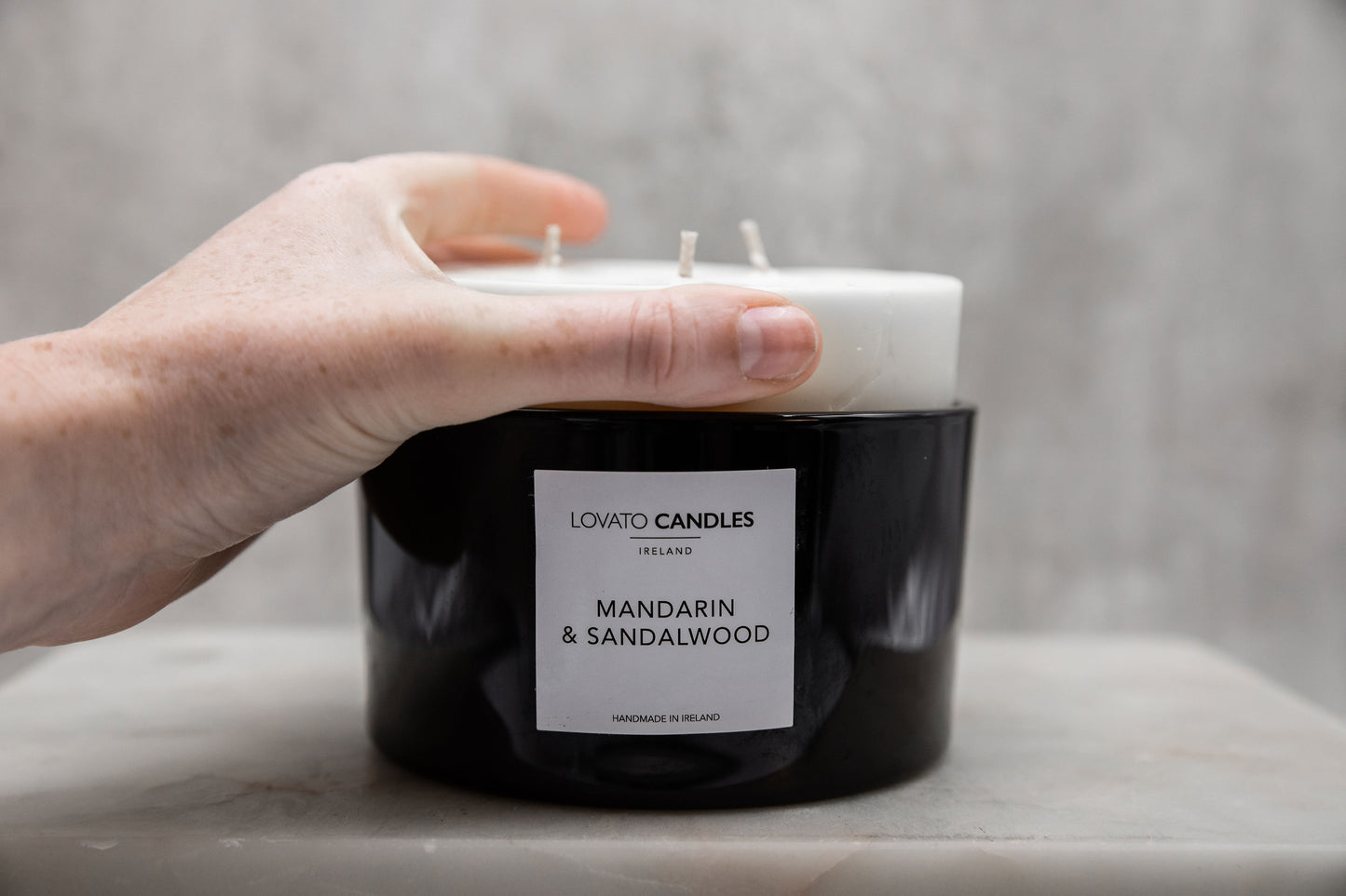 3-Wick Candle Refill - Mandarin & Sandalwood