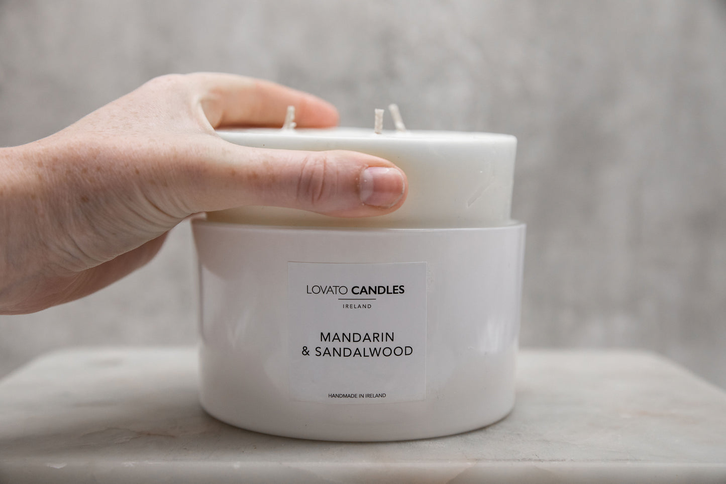 3-Wick Candle Refill - Mandarin & Sandalwood