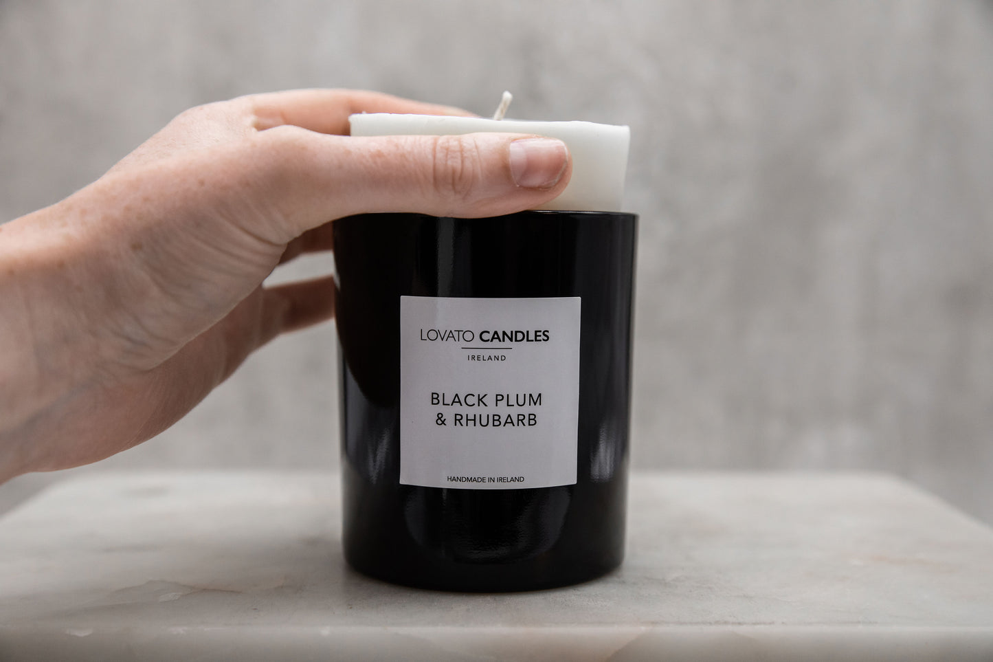Luxury Candle Refill - Black Plum & Rhubarb