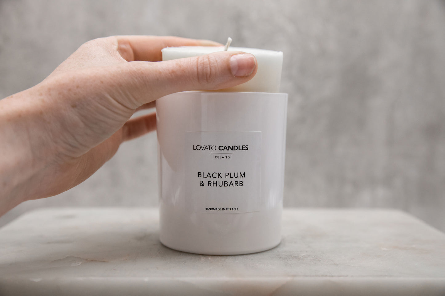 Luxury Candle Refill - Black Plum & Rhubarb