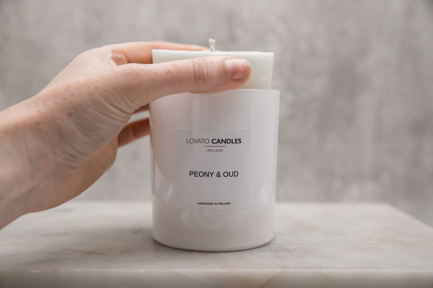 Luxury Candle Refill - Peony & Oud