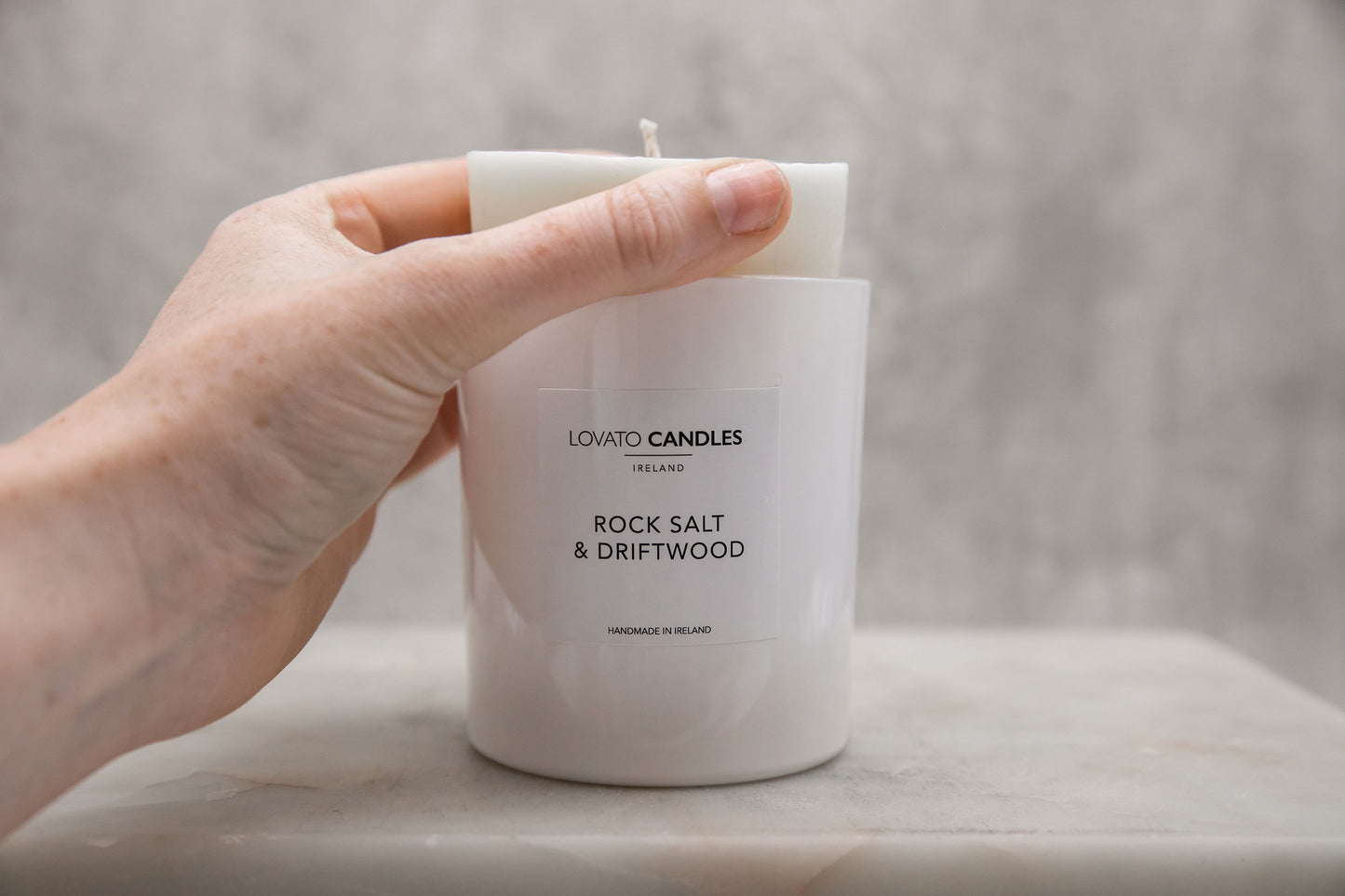 Luxury Candle Refill - Rocksalt & Driftwood