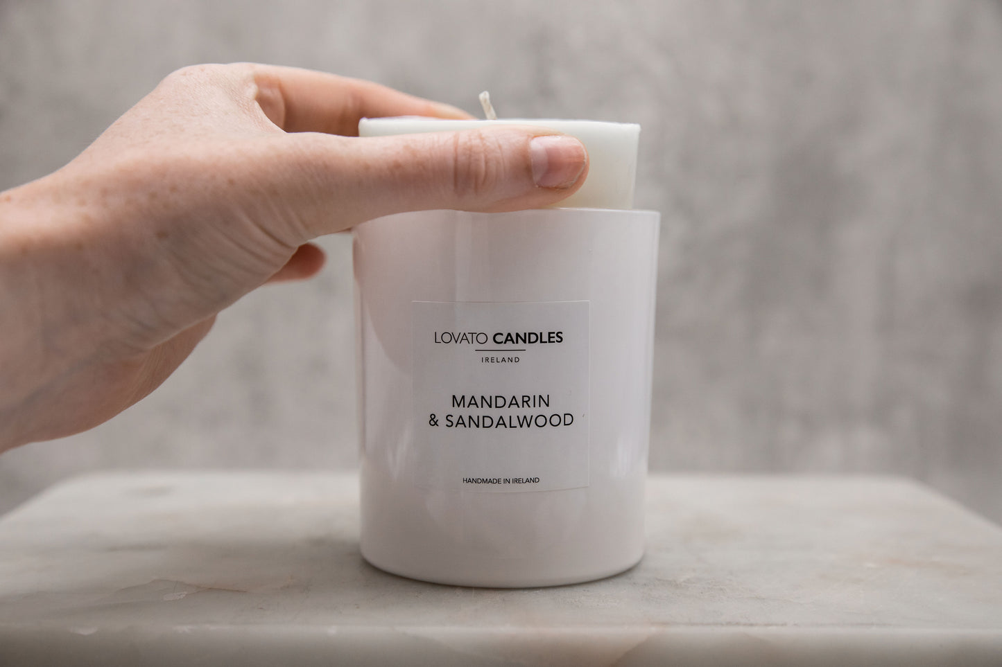 Luxury Candle Refill - Mandarin & Sandalwood
