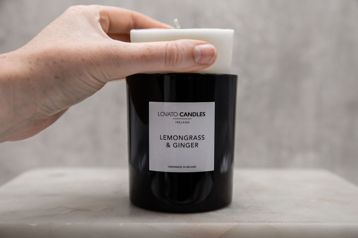 Luxury Candle Refill - Lemongrass & Ginger
