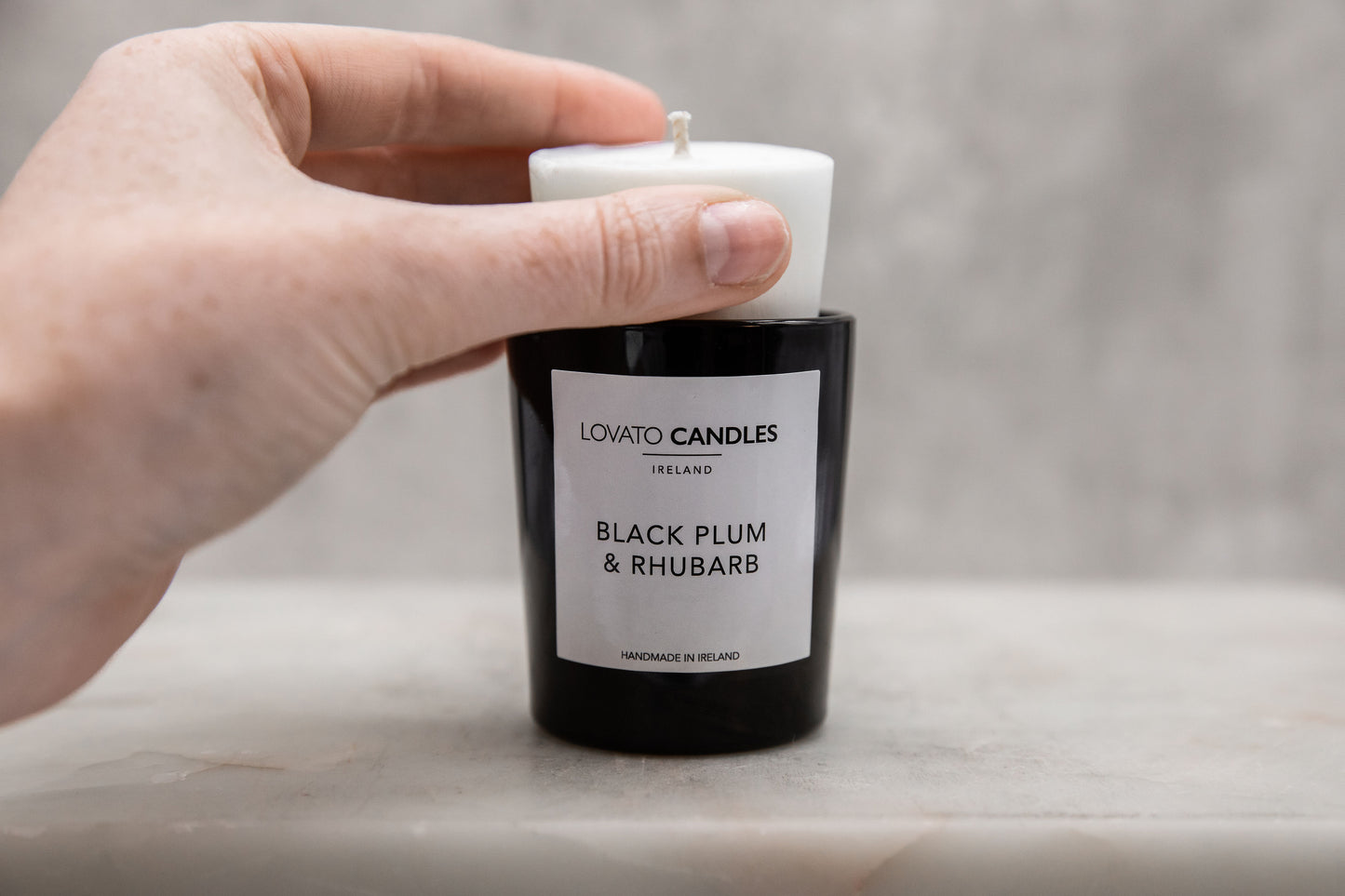 Votive Candle Refill - Black Plum & Rhubarb