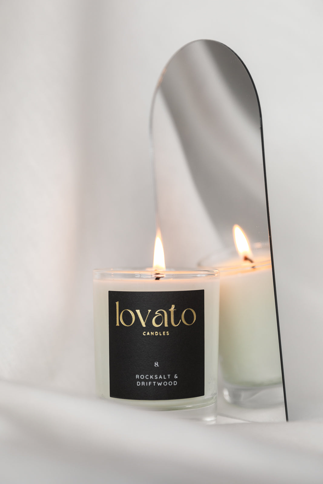Luxury Scented Irish Soy Candle - Black Plum & Rhubarb 70g Votive