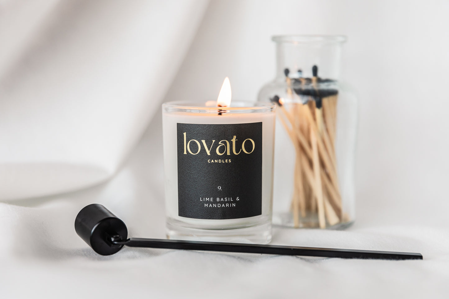 Luxury Scented Irish Soy Candle - Mandarin & Sandalwood 70g Votive