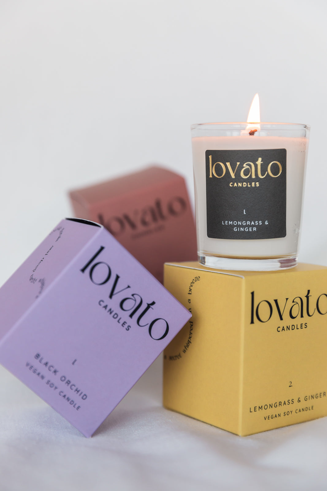 Luxury Scented Irish Soy Candle - Black Orchid 70g Votive