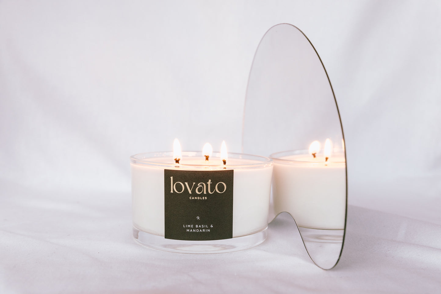 Luxury Scented Irish Soy 3-Wick Candle - Rocksalt & Driftwood