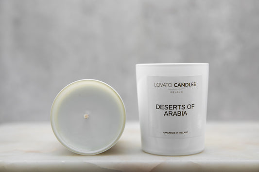 White Votive Candle - Deserts of Arabia