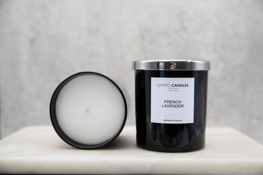 Luxury Black Candle - French Lavender