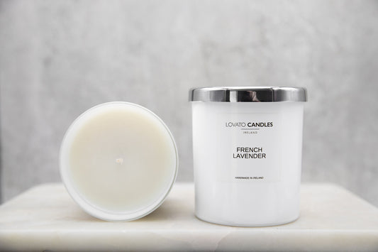 Luxury White Candle - French Lavender