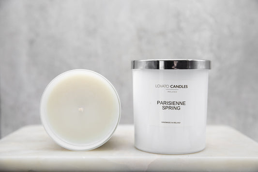 Luxury White Candle - Parisienne Spring