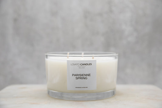 Clear 3-Wick Candle - Parisienne Spring