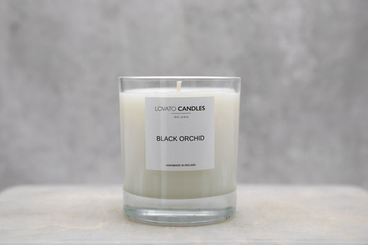 Luxury Clear Candle - Black Orchid