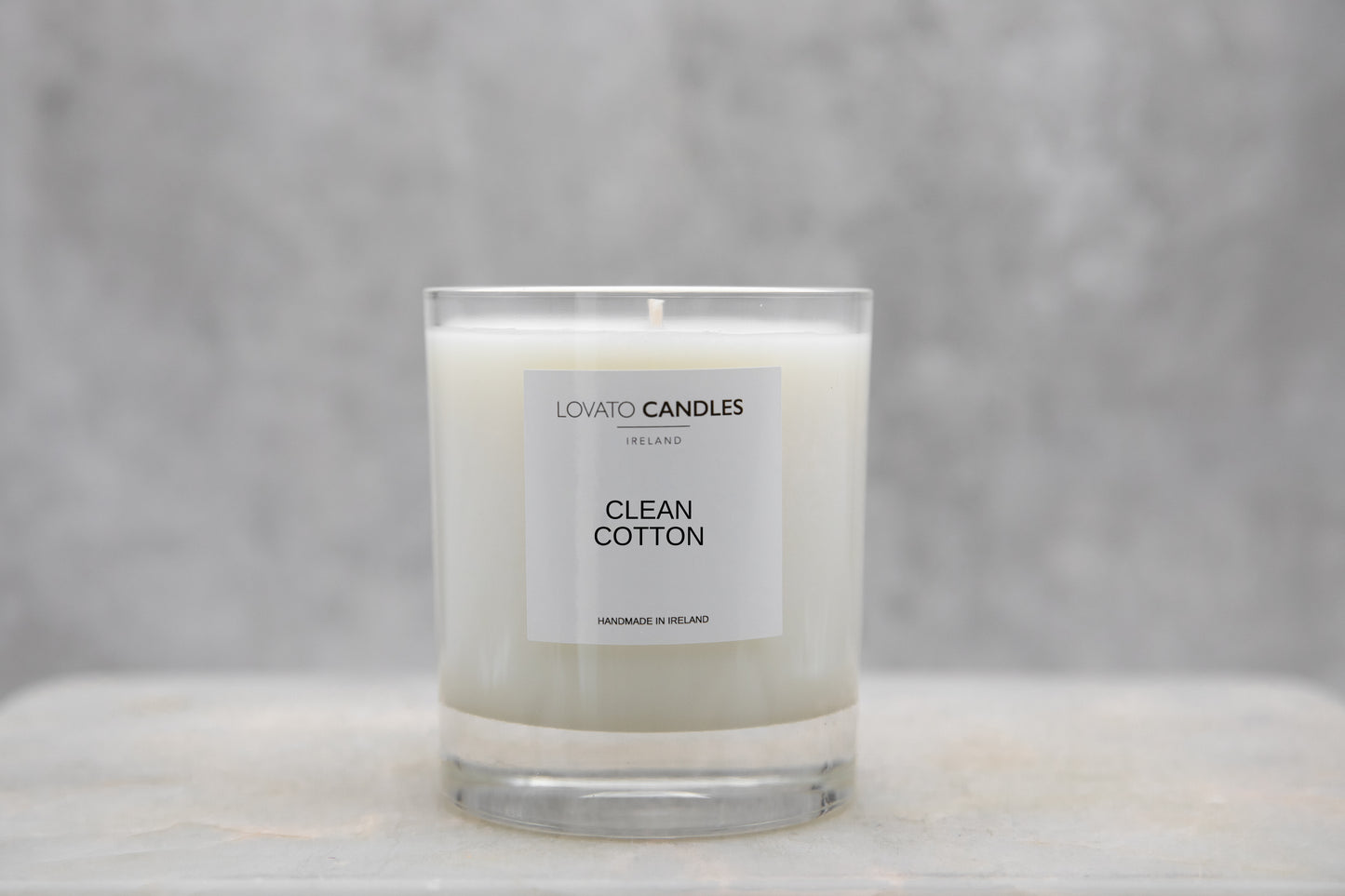 Luxury Clear Candle - Clean Cotton