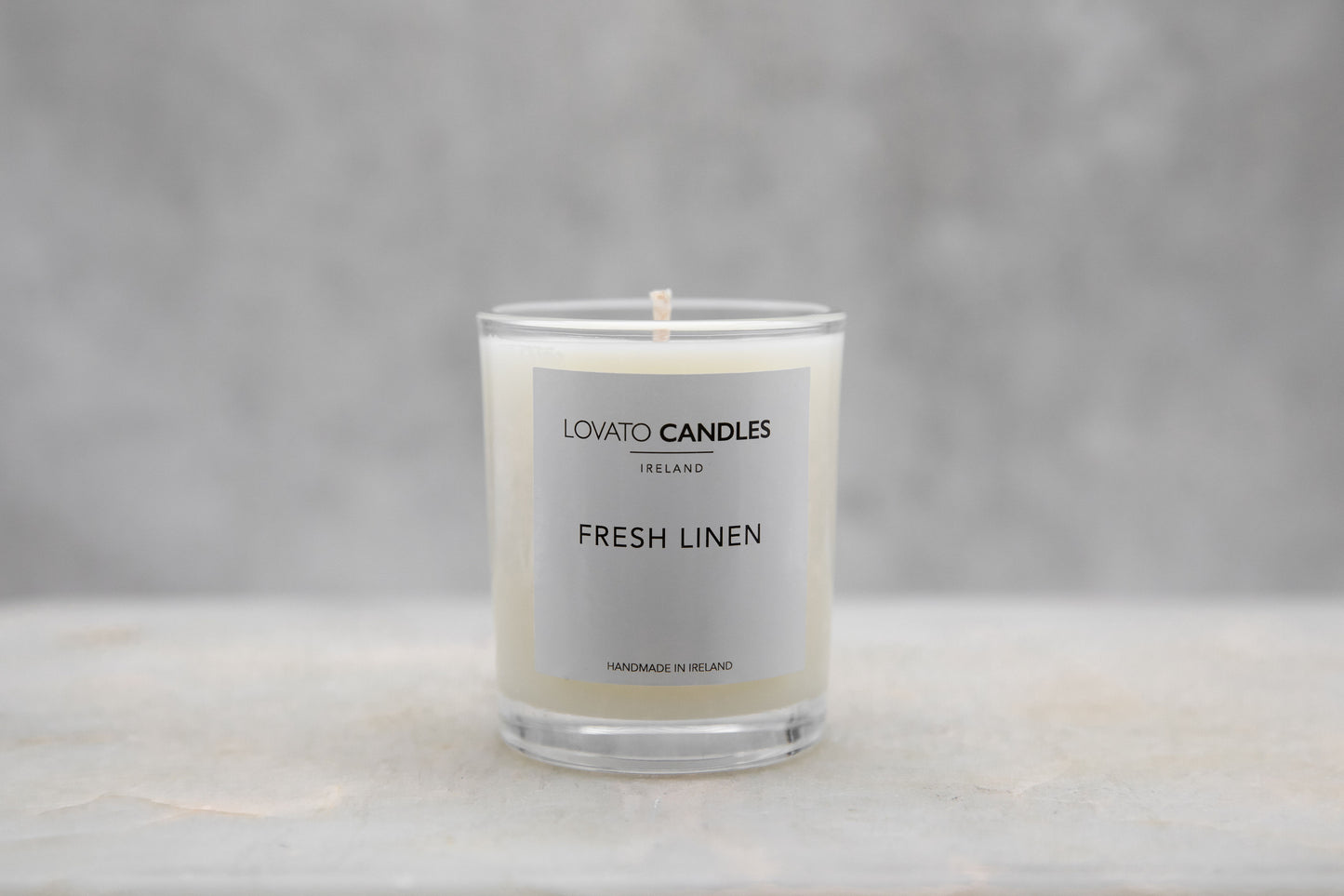 Clear Votive Candle - Fresh Linen