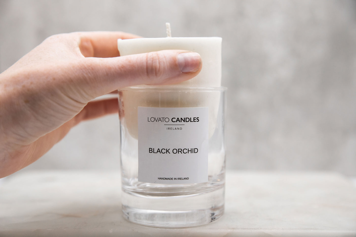 Clear Candle Refill - Black Orchid