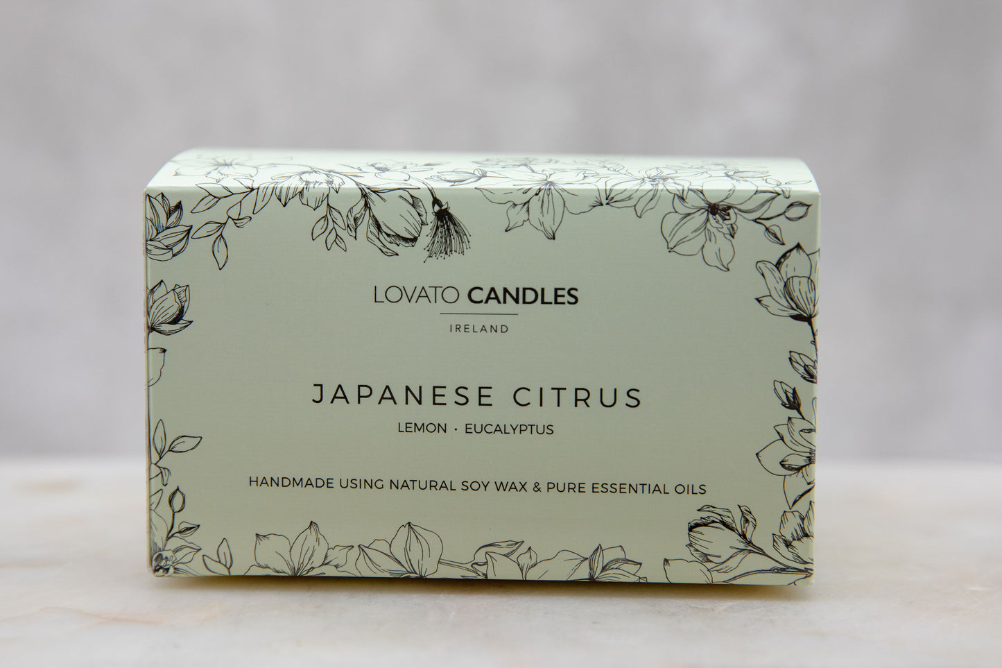 Natural Clear 3-Wick Candle with Luxury Box - Japanese Citrus