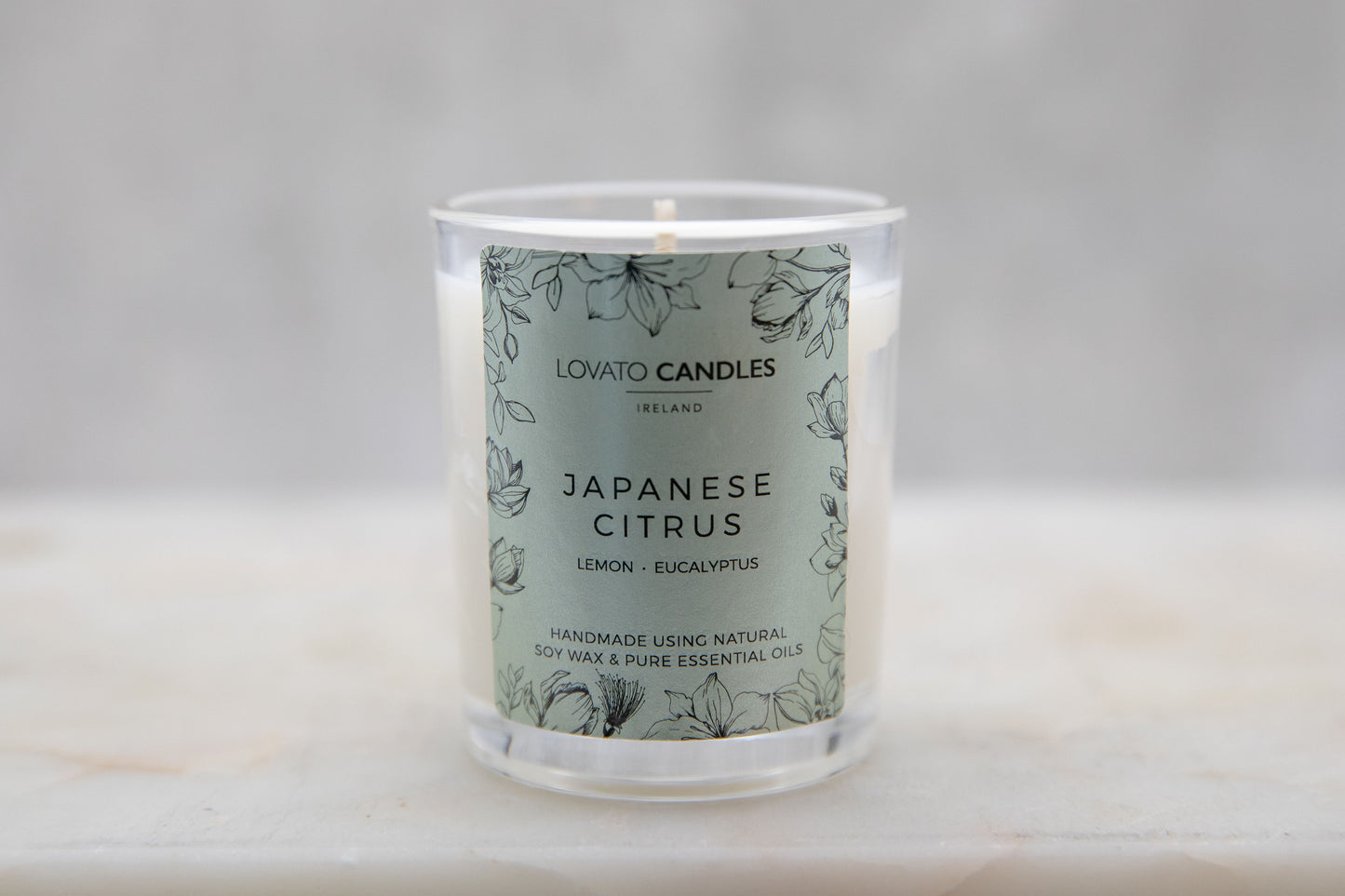 Clear Votive Candle - Japanese Citrus