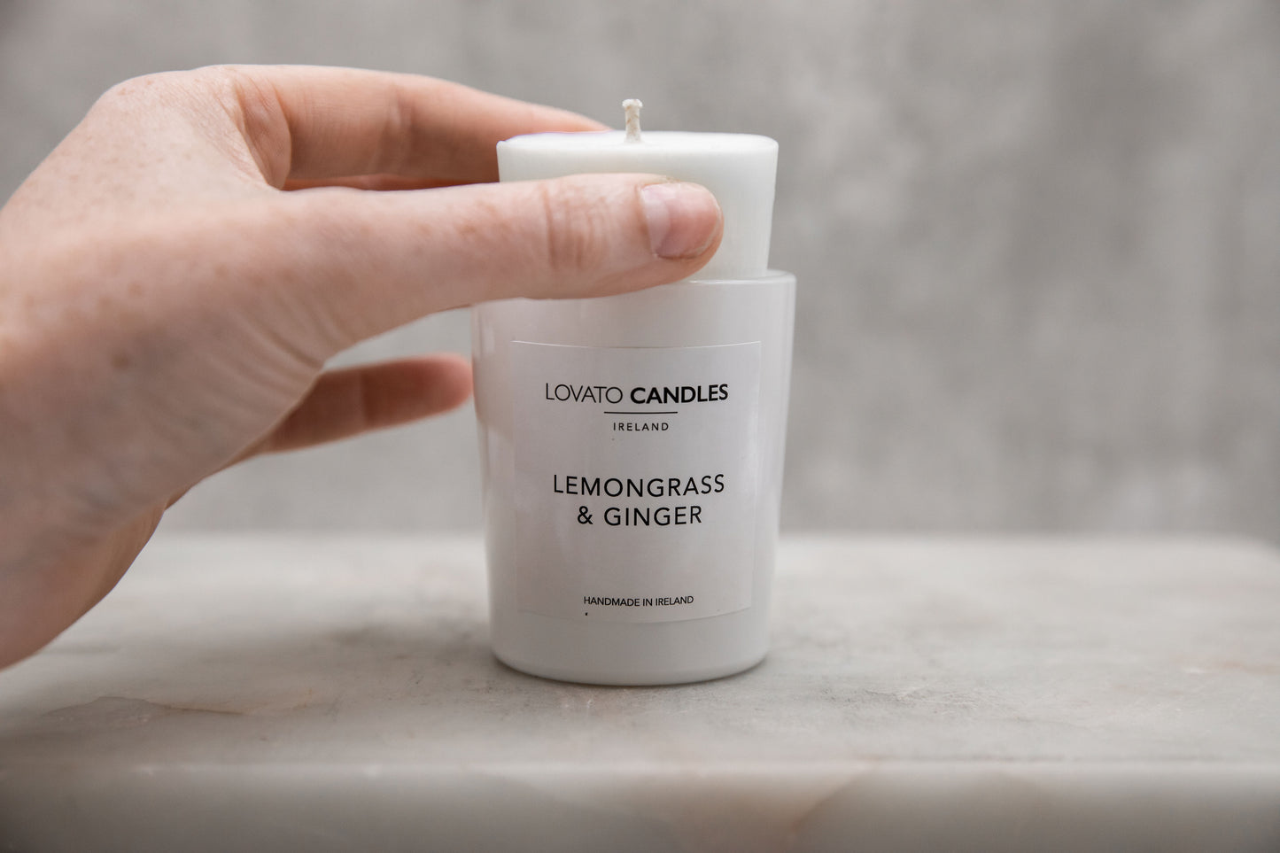 Votive Candle Refill - Lemongrass & Ginger