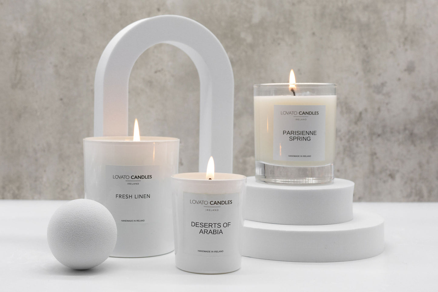 Luxury White Candle - Mandarin & Sandalwood