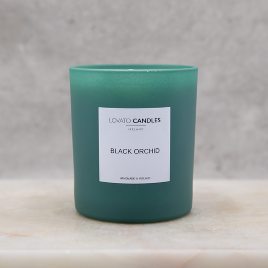 Luxury Green Candle - Black Orchid