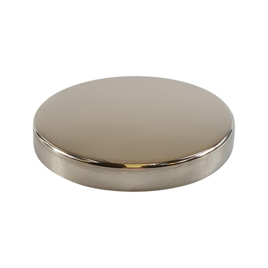 Silver Lid for 3-Wick Candle