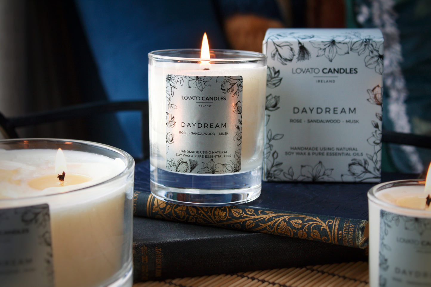 Clear Scented Candle with Luxury Box - Daydream